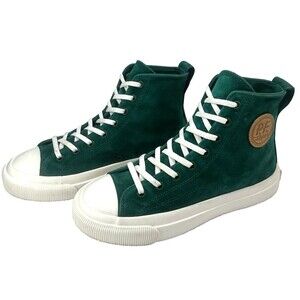 PF Flyers Green Suede Unisex High Tops Sneakers Womens Size 6.5 Mens Size 5